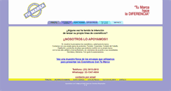 Desktop Screenshot of cosmeticoscontumarca.com