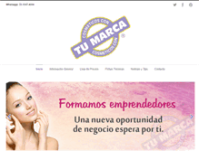 Tablet Screenshot of cosmeticoscontumarca.info